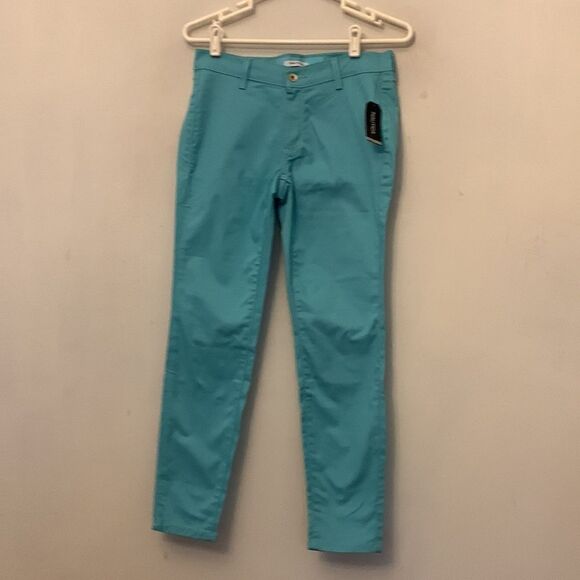 Nautica turquoise skinny ankle pants Size 4 NWT - Picture 2 of 8